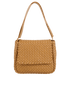 Cobble Intrecciato Shoulder Bag, &pound;2,100, Handbags, Tan, Lambskin Leather, Front view